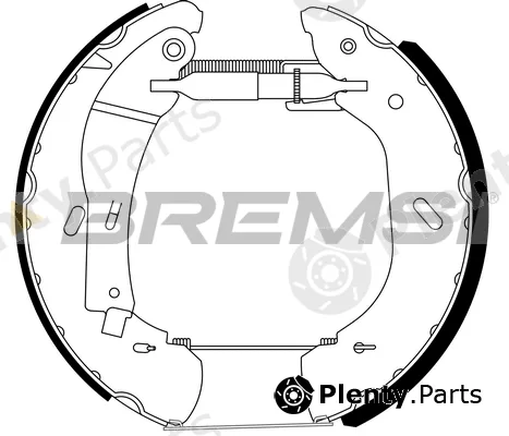 Bremsi GK0288 — Brake Shoe Set