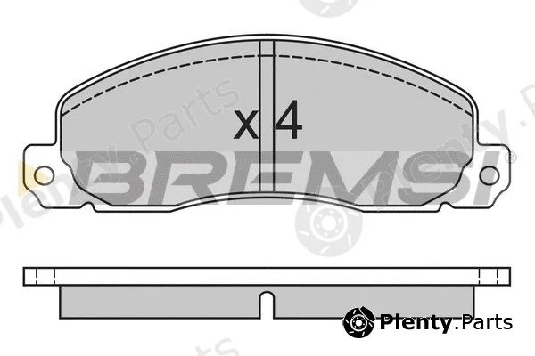 Bremsi BP2312 — Brake Pad Set, disc brake