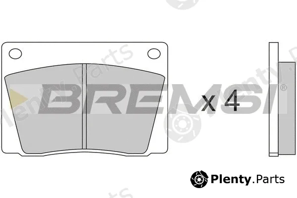 Bremsi BP2052 — Brake Pad Set, disc brake