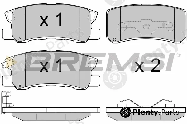 Bremsi BP2965 — Brake Pad Set, disc brake