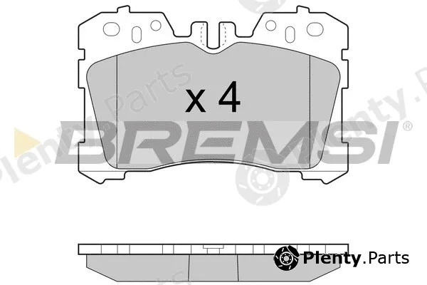 Bremsi BP3462 — Brake Pad Set, disc brake