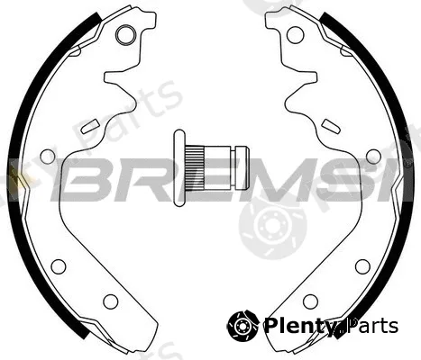 Bremsi GF4519 — Brake Shoe Set