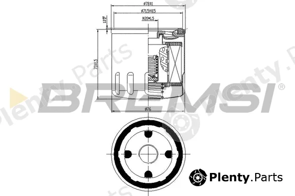 Bremsi FL0031 — Oil Filter