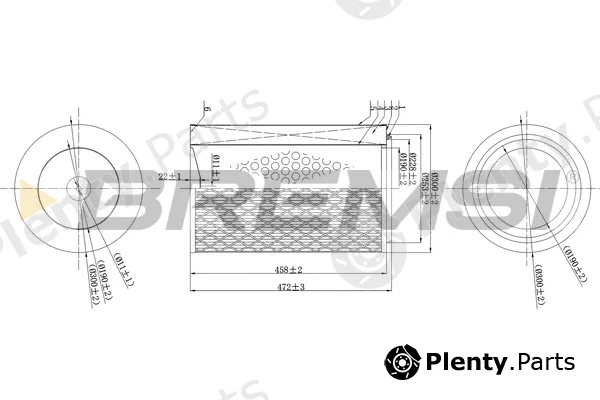 Bremsi FA1674 — Air Filter