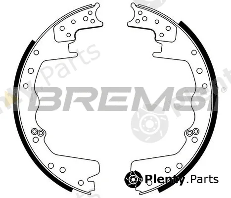 Bremsi GF4583 — Brake Shoe Set