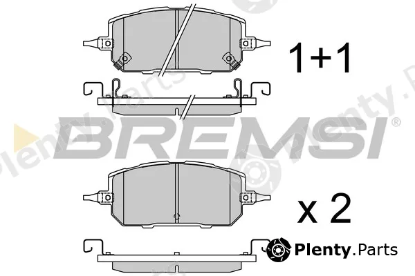 Bremsi BP3930 — Brake Pad Set, disc brake