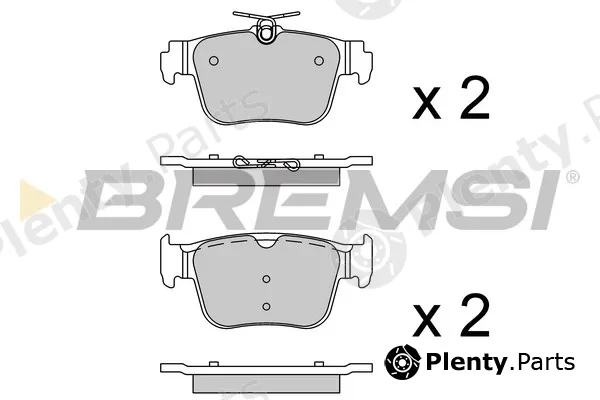 Bremsi BP3925 — Brake Pad Set, disc brake