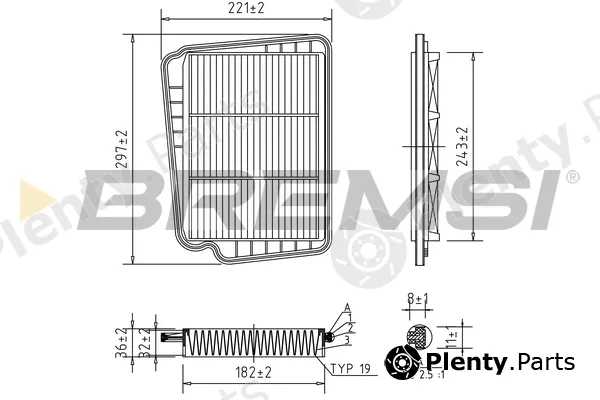 Bremsi FA1621 — Air Filter