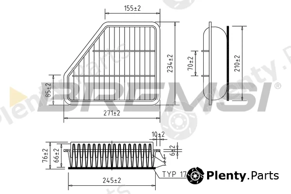 Bremsi FA0613 — Air Filter