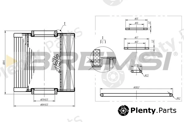 Bremsi FL1289 — Oil Filter