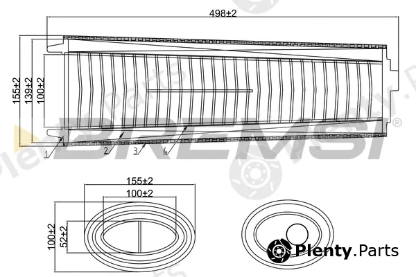 Bremsi FA0646 — Air Filter