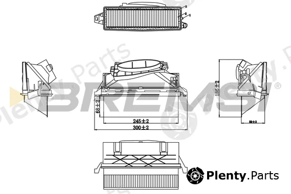 Bremsi FA0647 — Air Filter