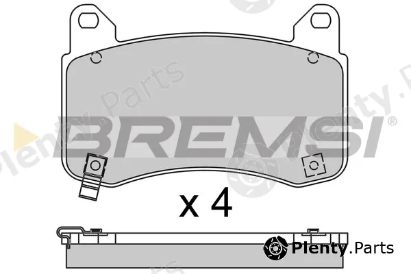 Bremsi BP3951 — Brake Pad Set, disc brake