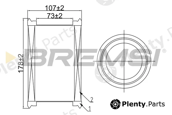 Bremsi FA0546 — Air Filter
