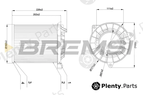 Bremsi FA1178 — Air Filter