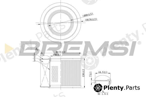 Bremsi FA2142 — Air Filter