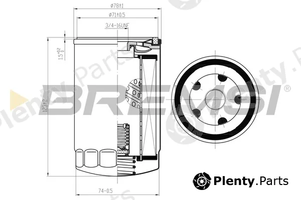 Bremsi FL1439 — Oil Filter