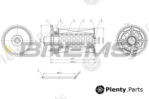 Bremsi FE0360 — Fuel Filter