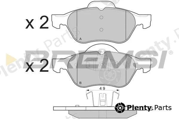 Bremsi BP3264 — Brake Pad Set, disc brake