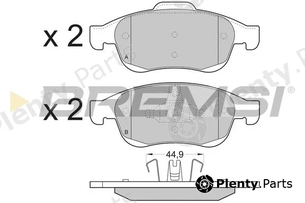 Bremsi BP3392 — Brake Pad Set, disc brake