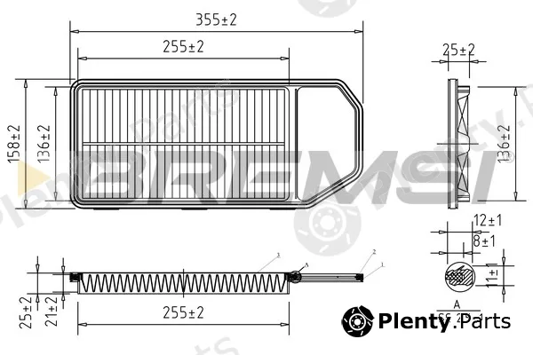 Bremsi FA2397 — Air Filter
