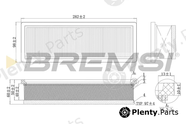 Bremsi FA0220 — Air Filter