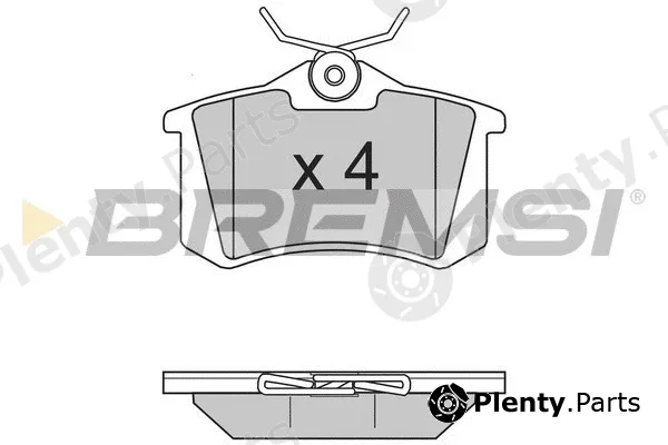 Bremsi BP2806 — Brake Pad Set, disc brake
