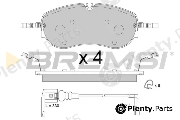 Bremsi BP3911 — Brake Pad Set, disc brake