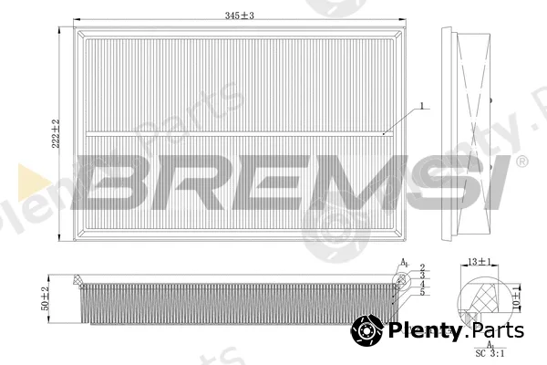 Bremsi FA2138 — Air Filter
