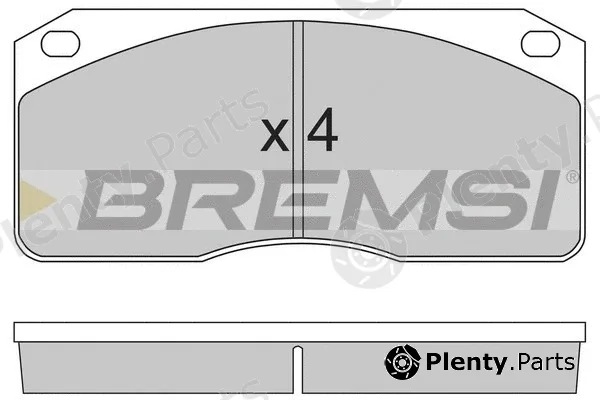Bremsi BP7238 — Brake Pad Set, disc brake