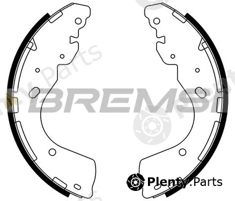 Bremsi GF0877 — Brake Shoe Set