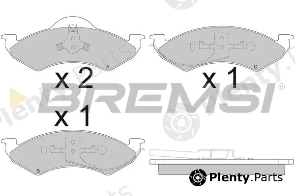 Bremsi BP2919 — Brake Pad Set, disc brake