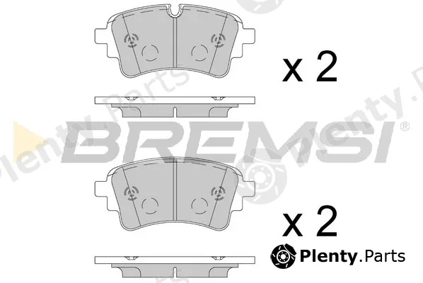 Bremsi BP3909 — Brake Pad Set, disc brake