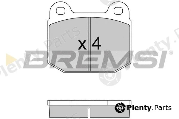 Bremsi BP2085 — Brake Pad Set, disc brake