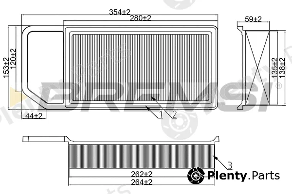 Bremsi FA2329 — Air Filter