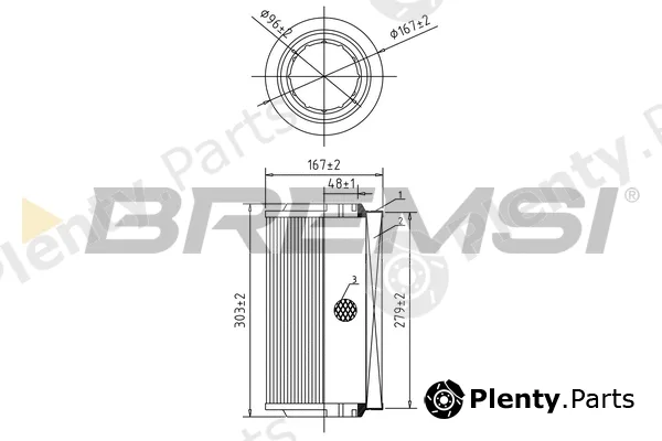 Bremsi FA0545 — Air Filter
