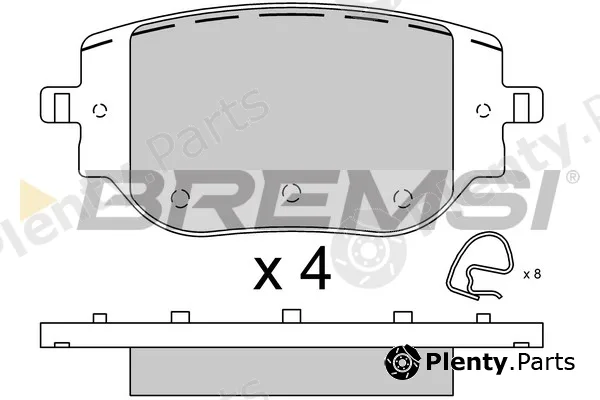 Bremsi BP3916 — Brake Pad Set, disc brake