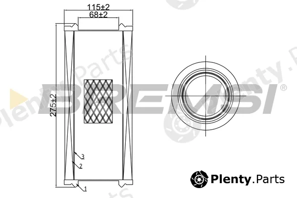 Bremsi FA0643 — Air Filter