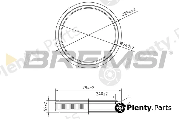 Bremsi FA1372 — Air Filter