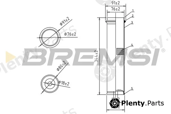 Bremsi FA2186 — Air Filter