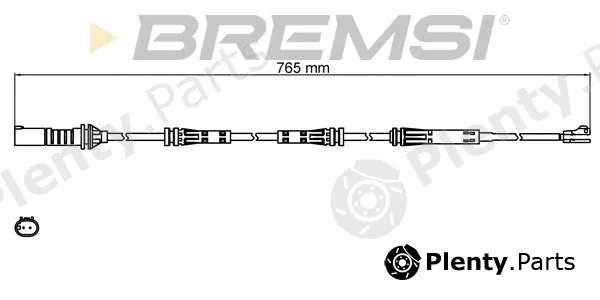 Bremsi WI0813 — Warning Contact, brake pad wear