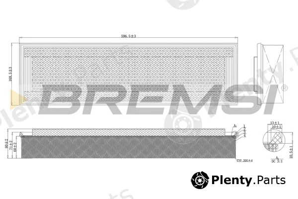 Bremsi FA2108 — Air Filter