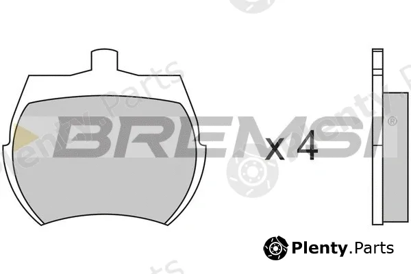 Bremsi BP2012 — Brake Pad Set, disc brake