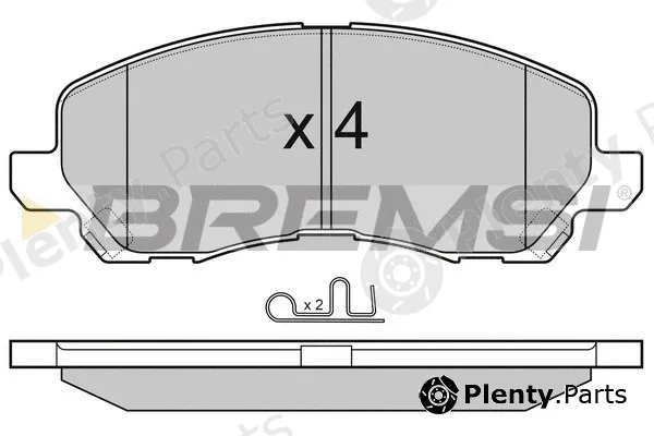 Bremsi BP3080 — Brake Pad Set, disc brake