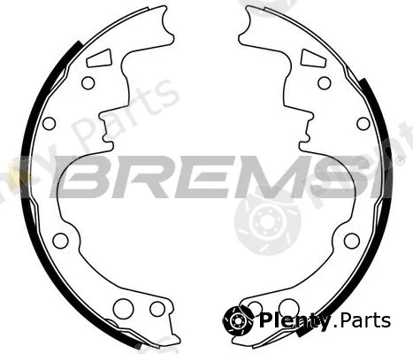 Bremsi GF4514 — Brake Shoe Set