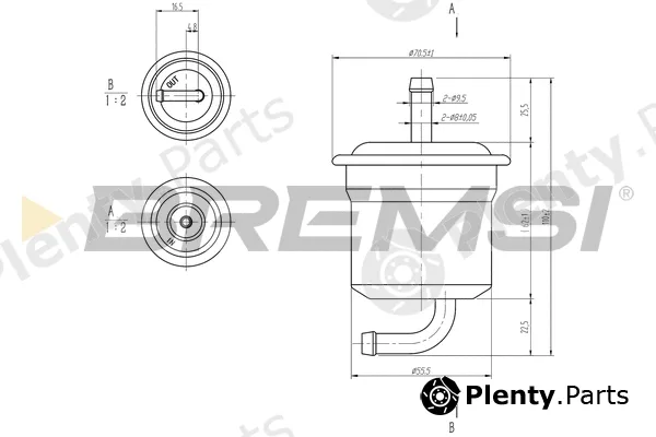 Bremsi FE1892 — Fuel Filter