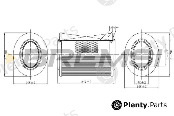 Bremsi FA0526 — Air Filter