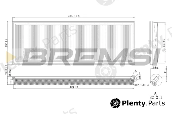 Bremsi FA2137 — Air Filter