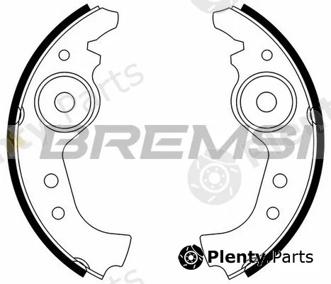 Bremsi GF0290 — Brake Shoe Set