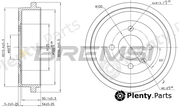 Bremsi CR5441 — Brake Drum